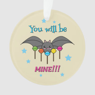 Ornamento Bat Craving Lollipops - Você Será Meu