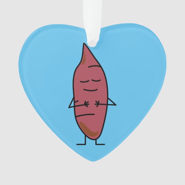 Ornamento Batatas dos Yams do Yam da batata doce happybaked (Frente)