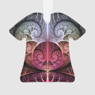 Ornamento Batida cardíaca, Abstrato Surreal Fantasy Arte Fra