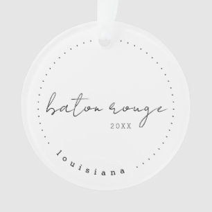 Ornamento Baton Rouge, Louisiana LA Viagem Estados Unidos