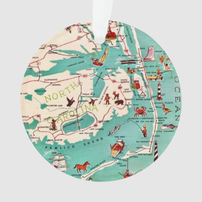 Ornamento Beaches of the Outer Banks (Frente)