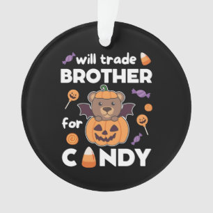 Ornamento Bear Halloween Comercializa Irmão Para Doces
