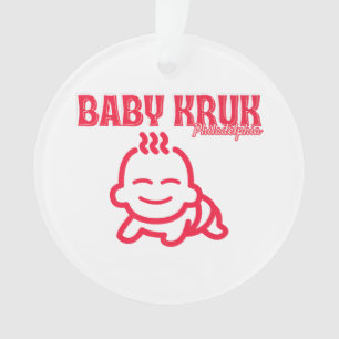 Ornamento Bebê Engraçado Kruk Philadelphia Premium