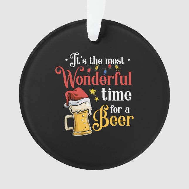 Ornamento Beer Natal (Frente)