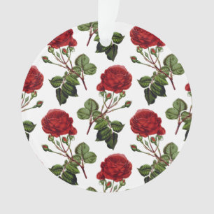 Ornamento Belas Rosas Vermelhas