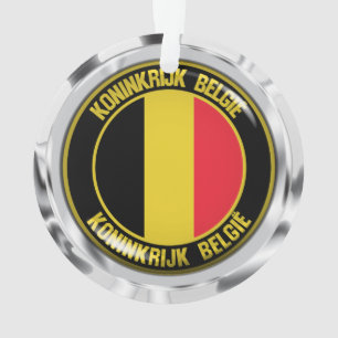 Ornamento Bélgica Round Emblem
