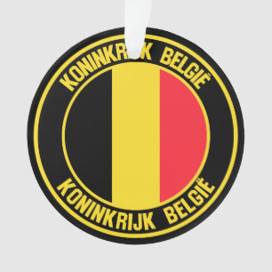 Ornamento Bélgica Round Emblem