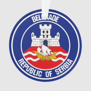 Ornamento Belgrado Round Emblem