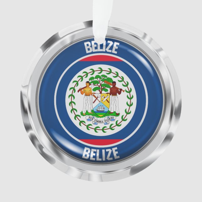 Ornamento Belize Round Emblem (Frente)