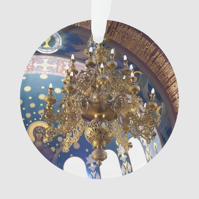 Ornamento Belo candelabro na Catedral (Frente)