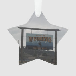 Ornamento Bem-vindo ao Wyoming