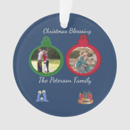 Ornamento Bênçãos de Natal Advento Halo | 2 Fotos