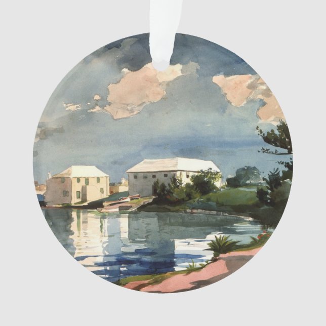 Ornamento Bermudas, Salt Kettle trabalho de arte, (Frente)