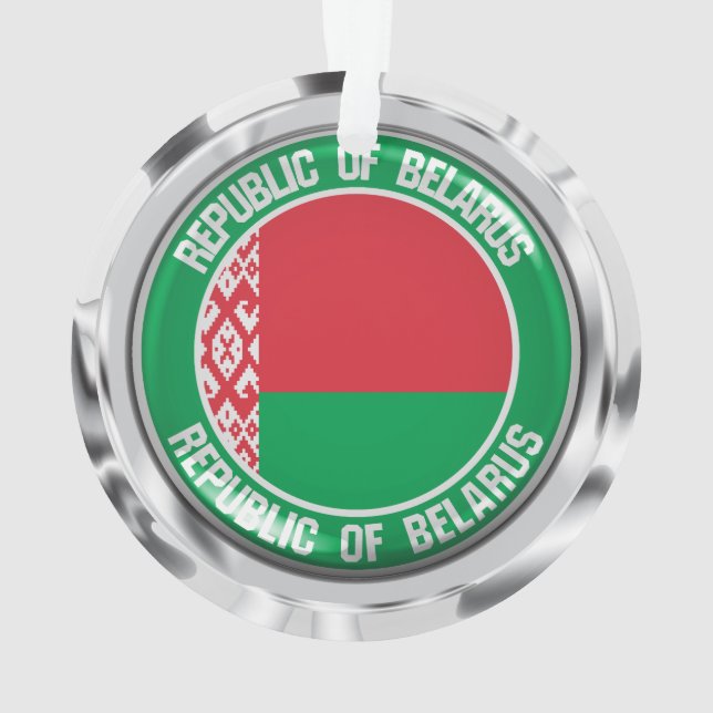 Ornamento Bielorrússia Round Emblem (Verso)