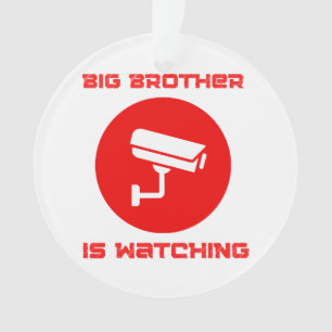 Ornamento Big Brother está assistindo a soc de 1984