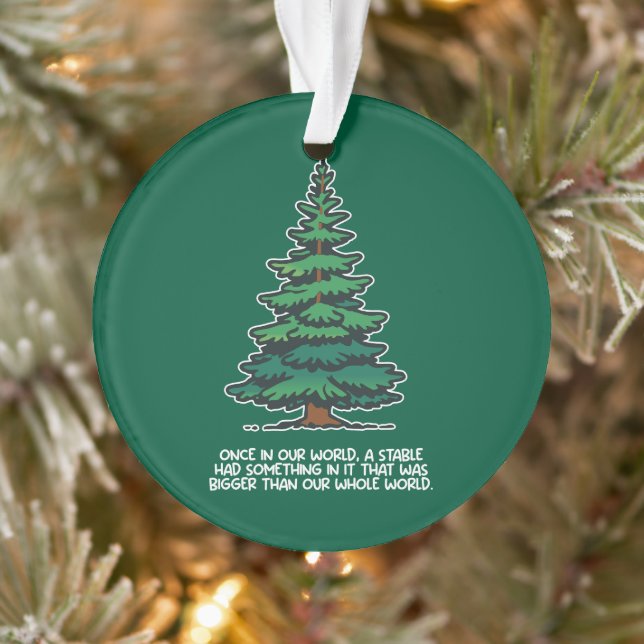 Ornamento Bigger than our whole world 2 (Árvore)