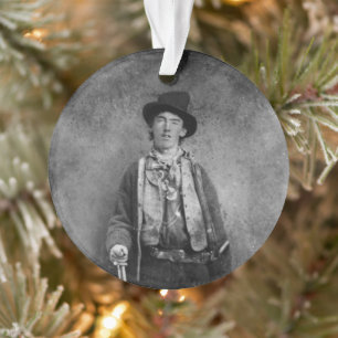 Ornamento Billy The Kid, fora da lei do Velho Oeste American
