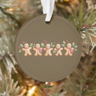 Ornamento Biscoito de Natal Homemem de Gengibre Bonito Prese