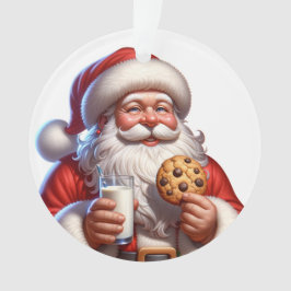 Ornamento Biscoitos de Natal e Leite de Santa Acrílico Enfei