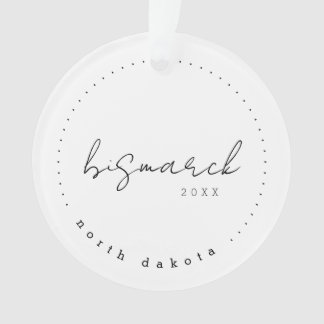 Ornamento Bismarck, Dakota do Norte Viagem Estados Unidos