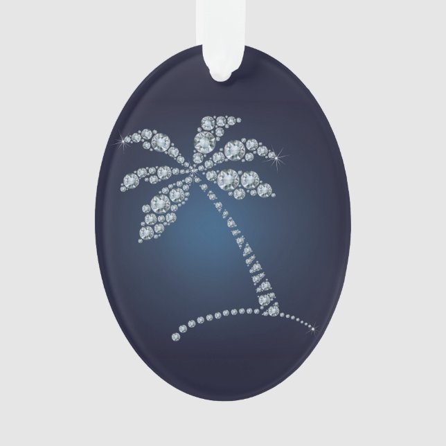 Ornamento Bling Palm Tree (Frente)