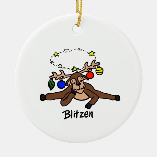 Ornamento Blitzen/ Donner (Frente)