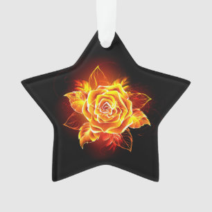 Ornamento Blooming Fire Rosa