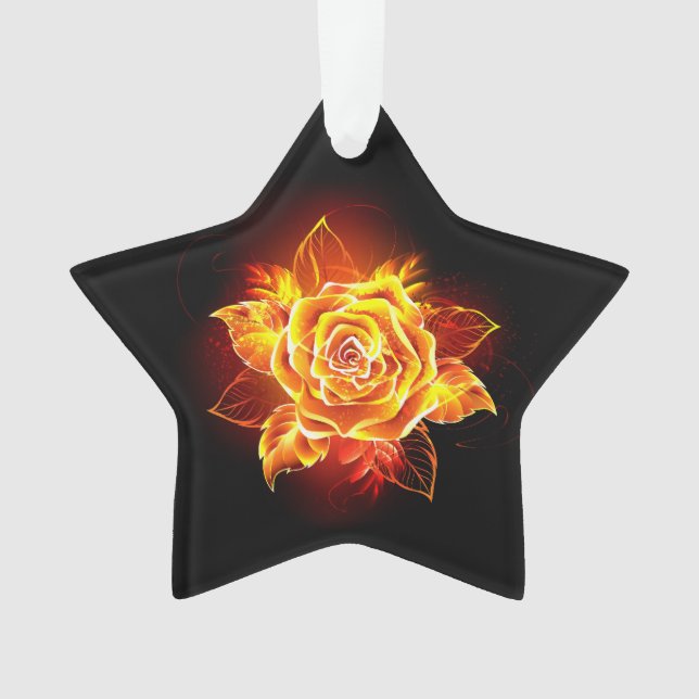Ornamento Blooming Fire Rosa (Frente)