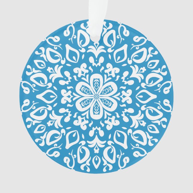 Ornamento Bluebird Mandala (Frente)