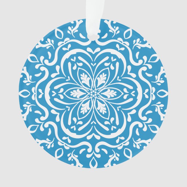 Ornamento Bluebird Mandala (Frente)