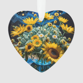 Ornamento Bodegón Flores y Noche 1 - 001