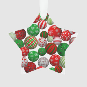 Ornamento Bolas de Natal 3D