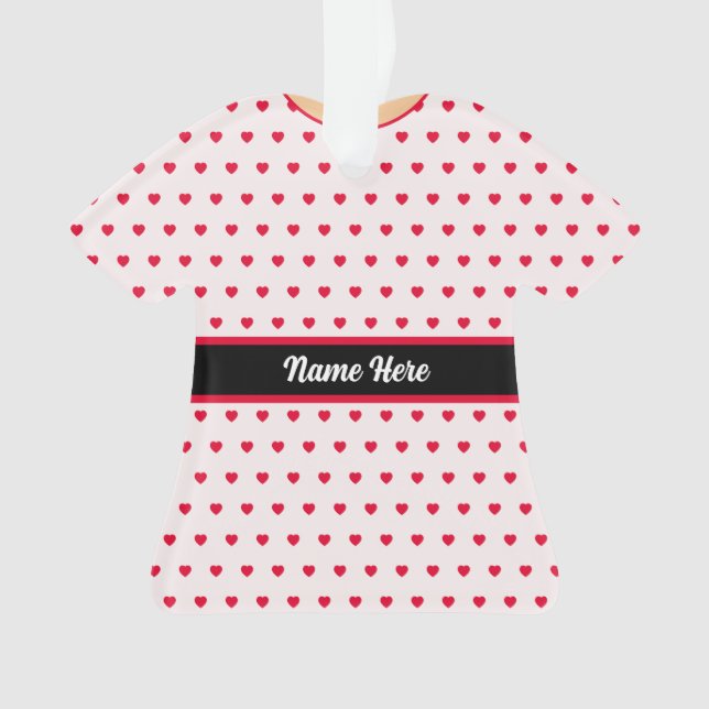 Ornamento Bolinhas Natal Boneca Vestida Vestida TSirt (Frente)