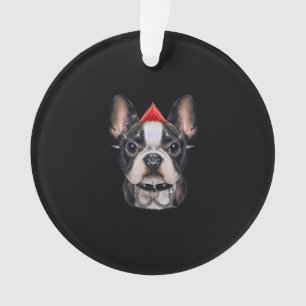 Ornamento Bolinho de Francês Bonito no Estilo de Punk Rock