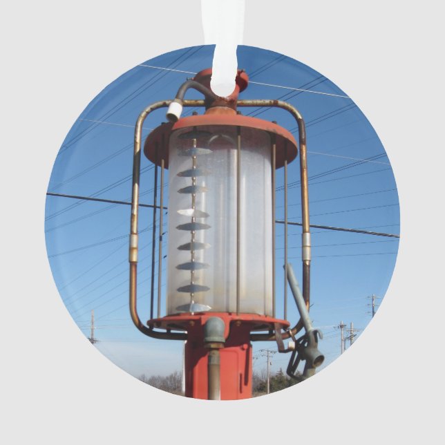 Ornamento Bomba de gás antiga (Verso)