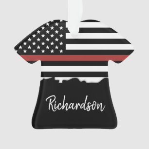 Ornamento Bombeiro Personalizado - Mínimo Emergência em Linh