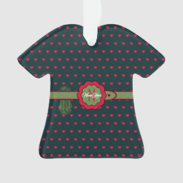 Ornamento Boneca Cinturada Vestido Figurina Natal