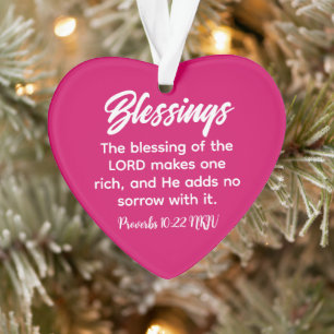 Ornamento Bonito Fé Cristã Rosa Beneficente Bíblia Verso