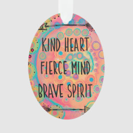 Ornamento Bonito inspiração de coração