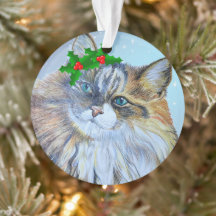 Bonito Natal Floresta Norueguesa Holly Ce