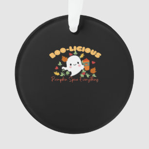 Ornamento Boo-Licioso Pumpkin Espeta Tudo Essencial