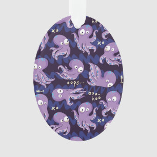 Ornamento Boo Octopus Cute Purple Kids Clothing & Décor