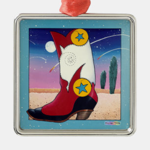 Ornamento - Boot Cowboy, Tudo Vestido