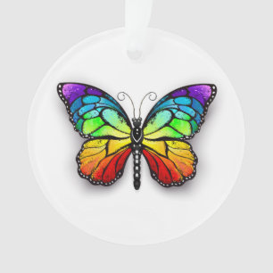 Ornamento Borboleta-arco-íris Monarca