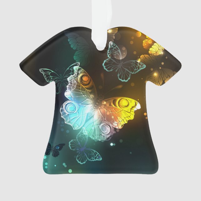 Ornamento Borboletas luminosas e borboletas noturnas