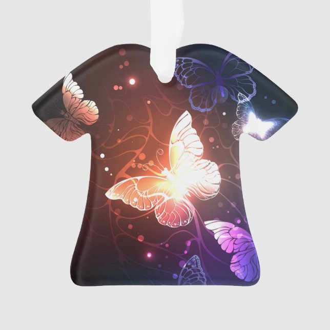 Ornamento Borboletas noturnas brilhantes (Frente)