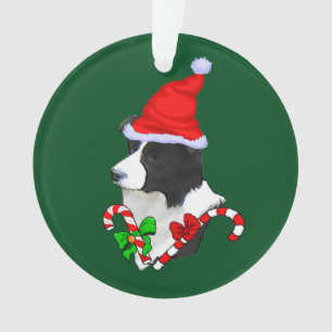 Ornamento Border Collie Christmas