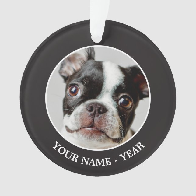 Ornamento Boston Terrier (Frente)
