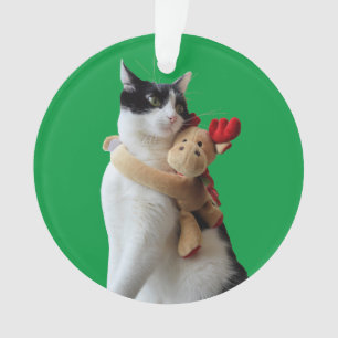 Ornamento Brancos e Negros Brancos e Brinquedos de Natal par