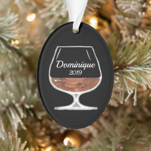 Ornamento Brandy ou Bourbon Personalizado